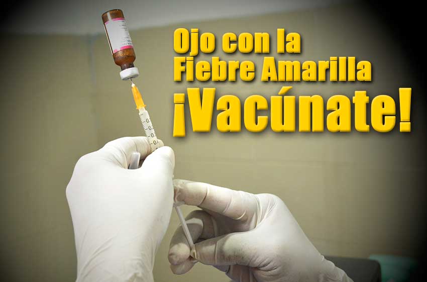 Fiebre Amarilla "Si no recuerda si se vacunó o no, se le aplica una